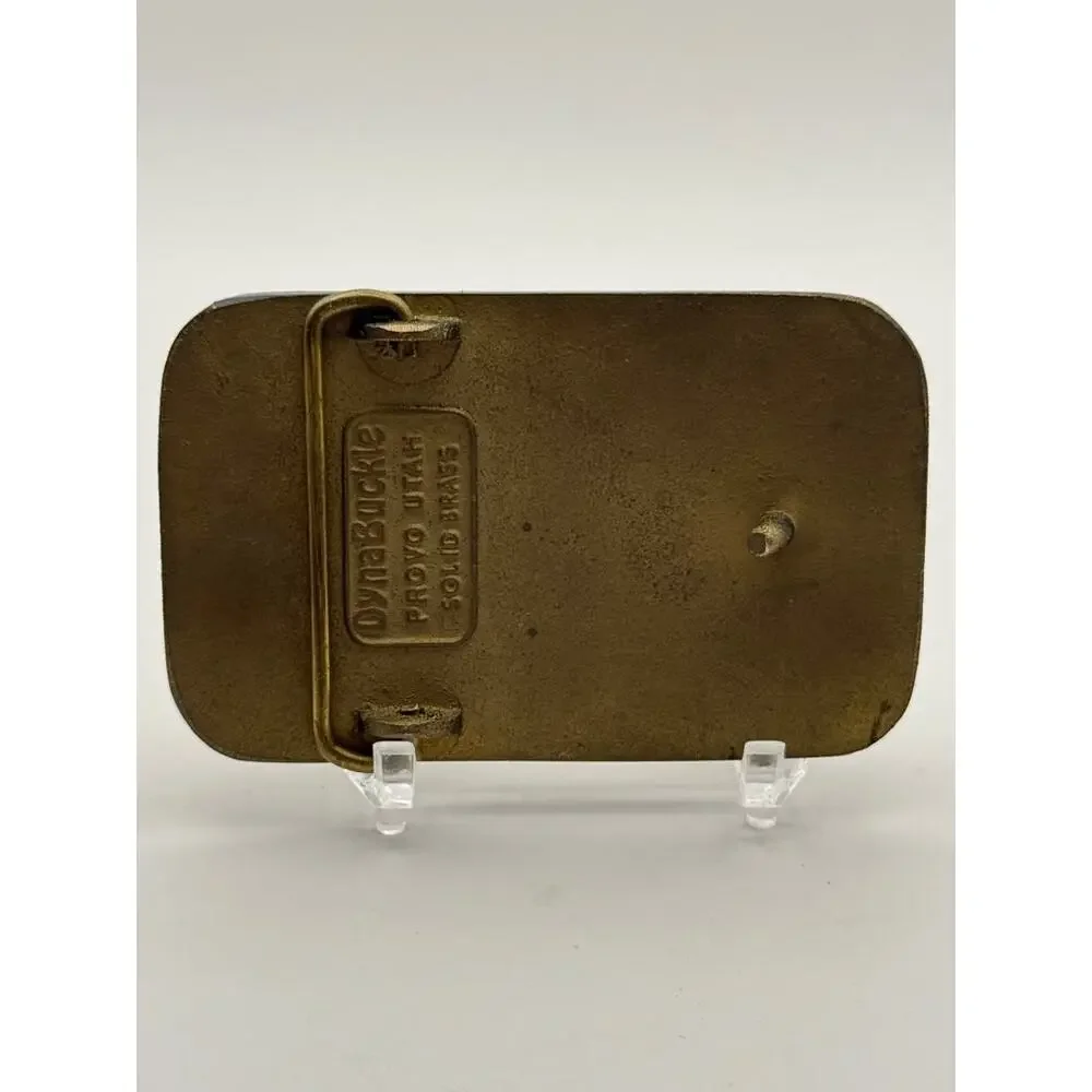 Bergamot Brass Works Hertz Equipment Rental Belt Buckle Advertising Vintage USA